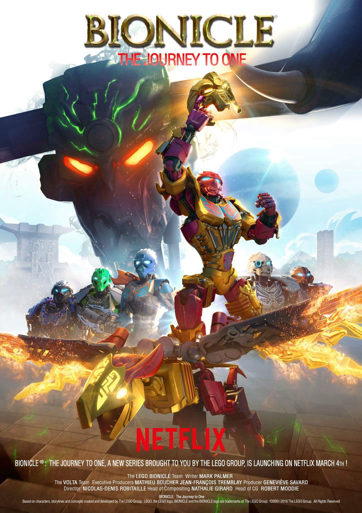 Poster phim LEGO Bionicle: Hành trình huyền thoại