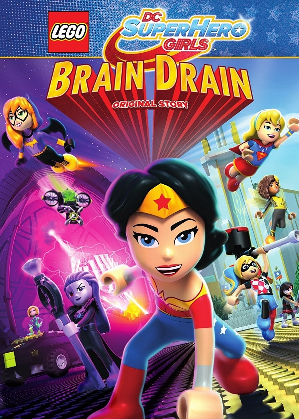 Poster phim Lego DC Super Hero Girls: Brain Drain