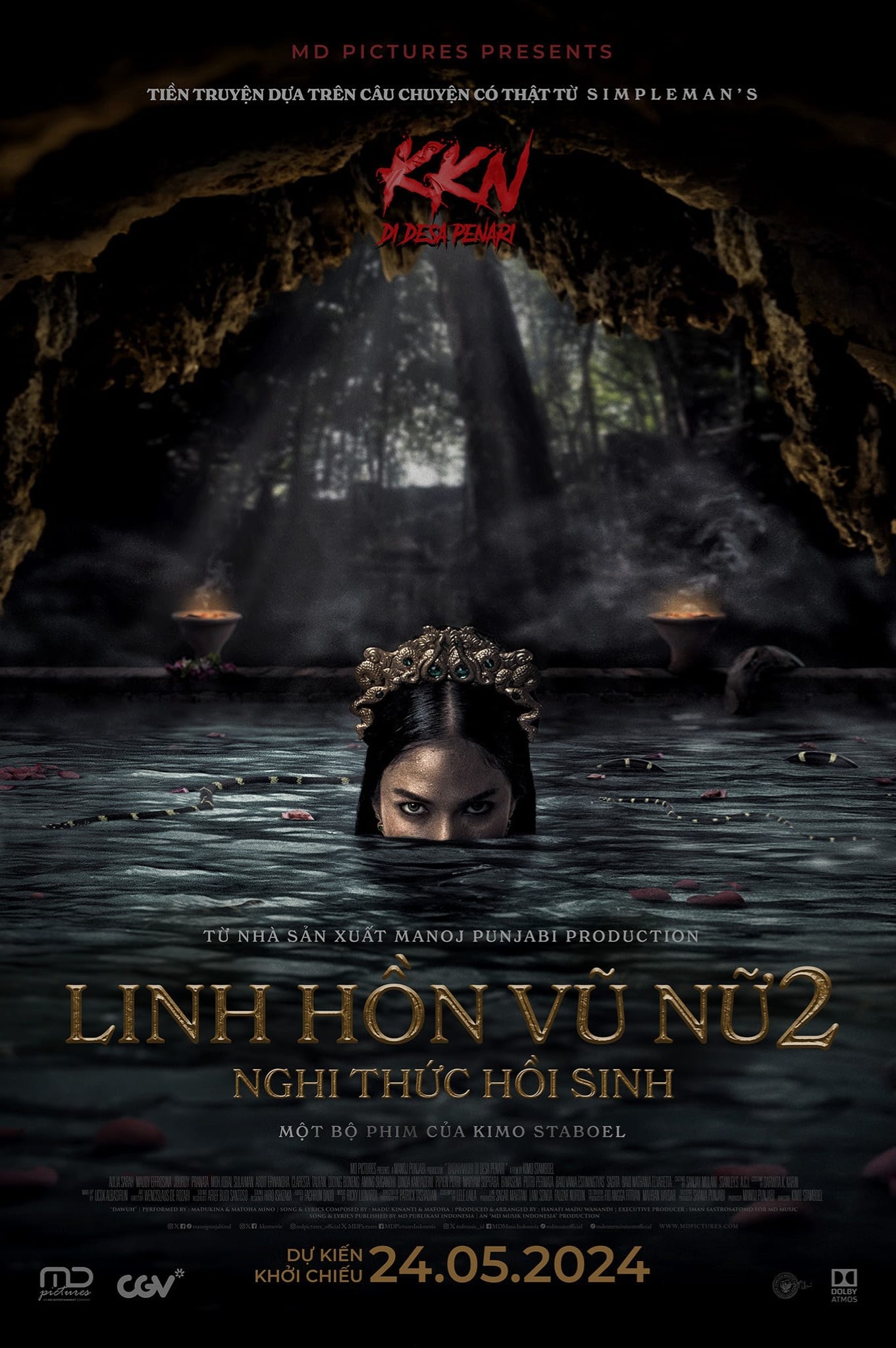 Poster phim Linh Hồn Vũ Nữ 2: Nghi Thức Hồi Sinh