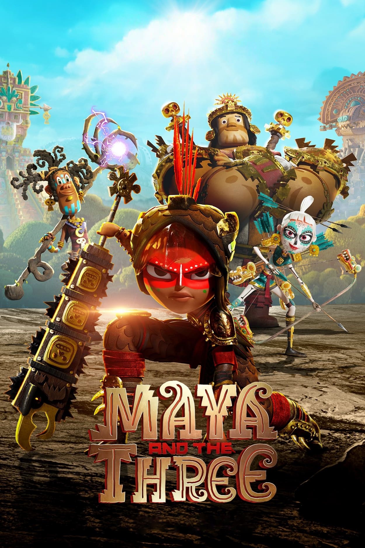 Poster phim Maya Và Ba Chiến Binh Huyền Thoại