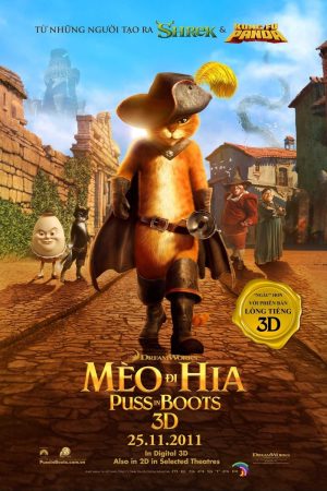 Poster phim Chú Mèo Đi Hia