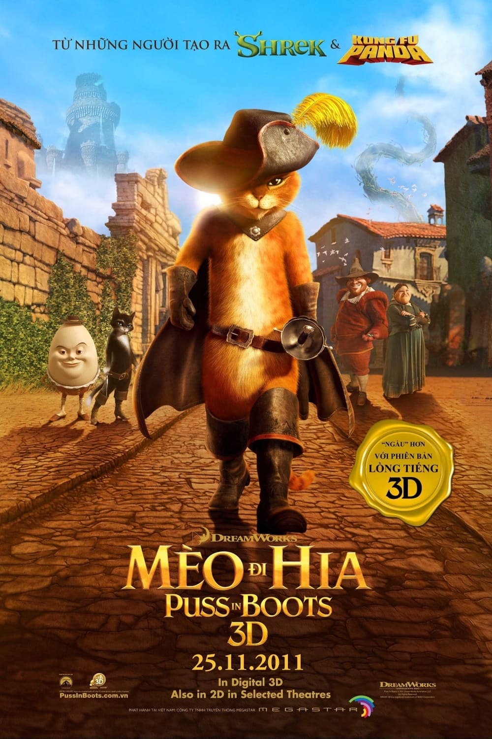 Poster phim Chú Mèo Đi Hia