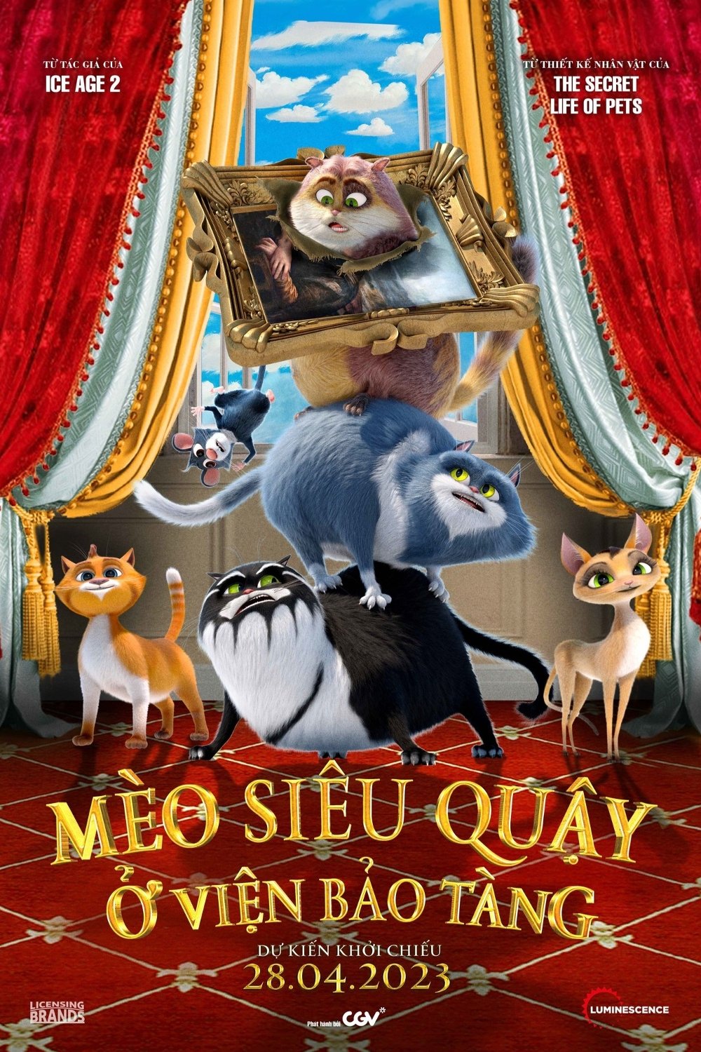 Poster phim Mèo Siêu Quậy Ở Viện Bảo Tàng