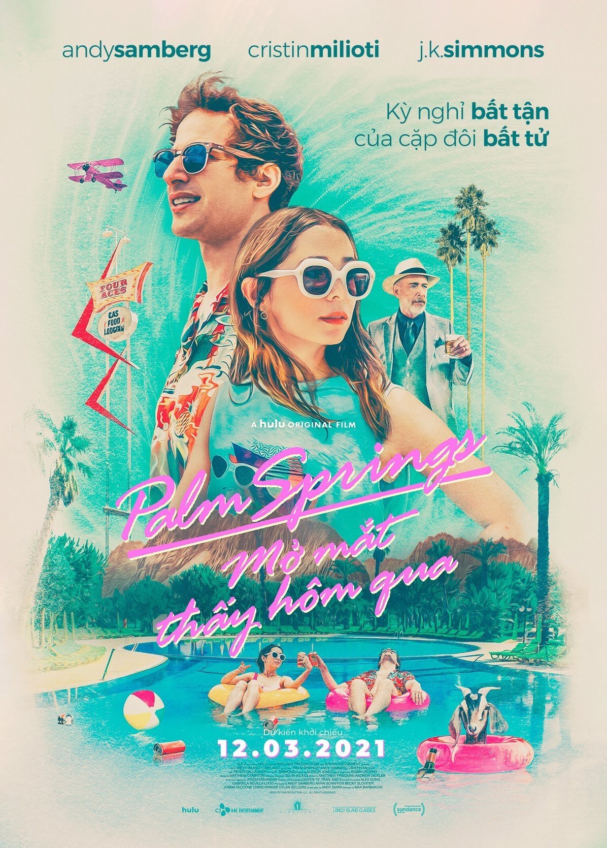Poster phim Palm Springs: Mở Mắt Thấy Hôm Qua