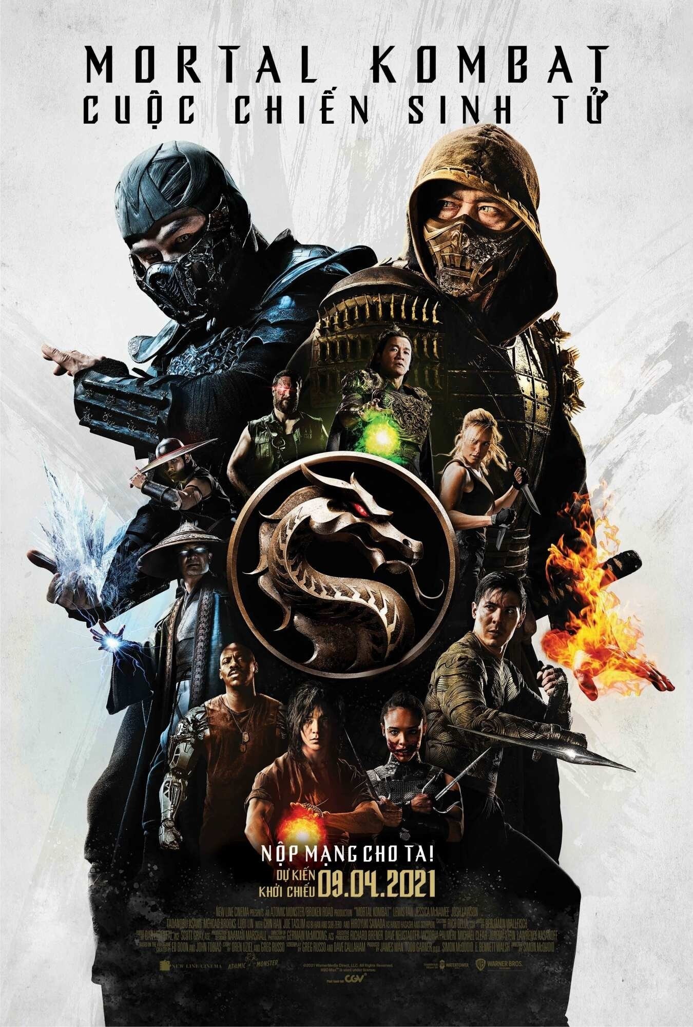 Poster phim Mortal Kombat: Đấu Trường Sinh Tử