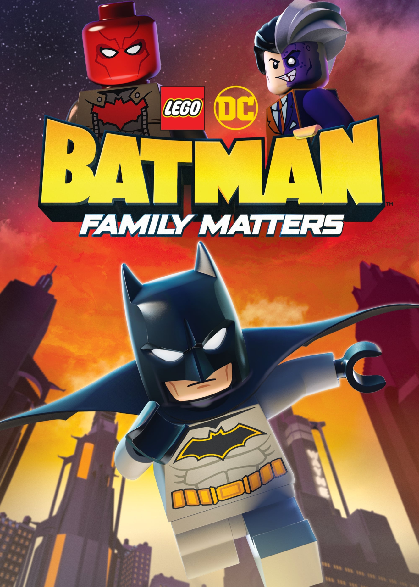 Poster phim LEGO DC- Người Dơi Và Vấn Đề Đại Gia Đình