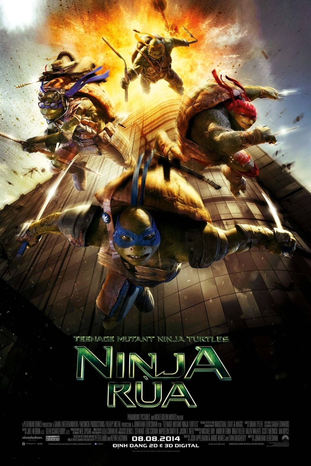Poster phim Người Dơi và Ninja Rùa