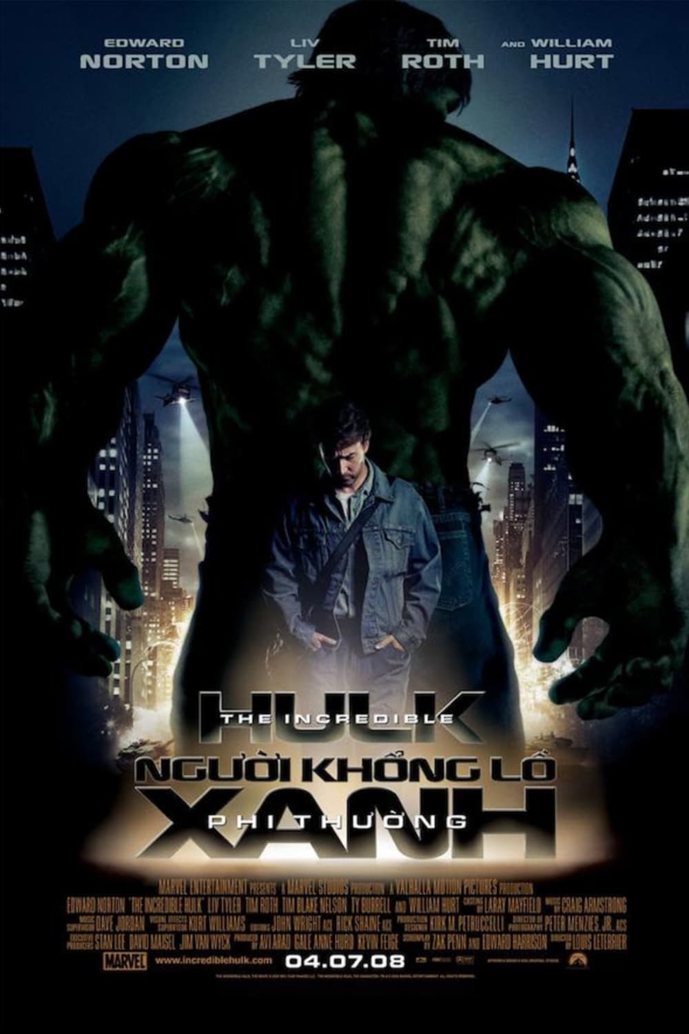 Poster phim Người Khổng Lồ Xanh Phi Thường