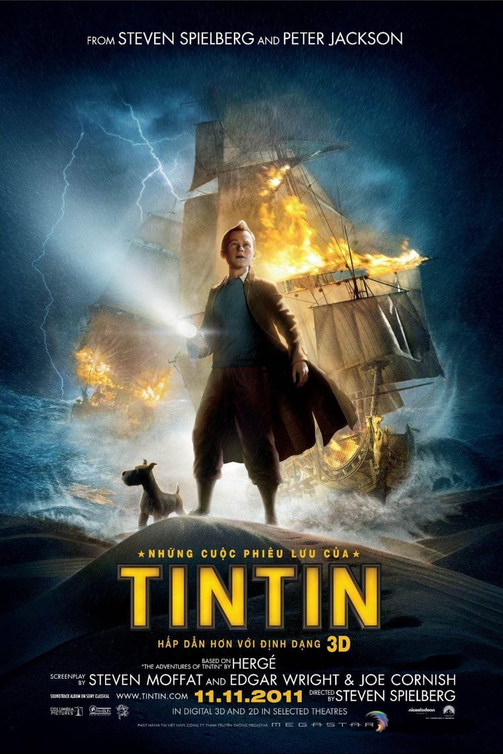 Poster phim Những Cuộc Phiêu Lưu Của Tintin