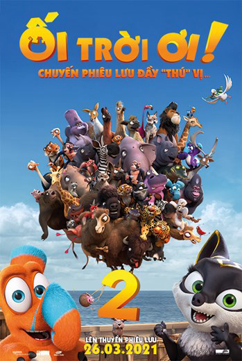Poster phim Ối Trời Ơi! Chuyến Phiêu Lưu Đầy ‘Thú’ Vị