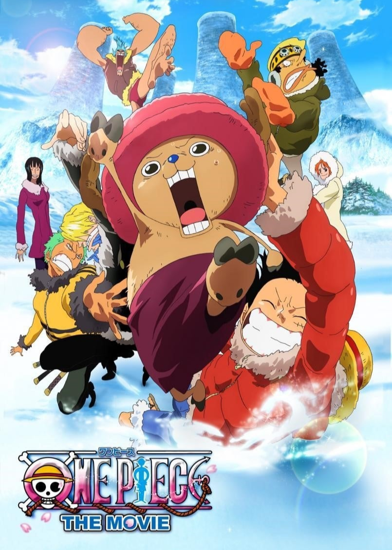 Poster phim One piece: Episodo obu choppa + Fuyu ni saku, kiseki no sakura