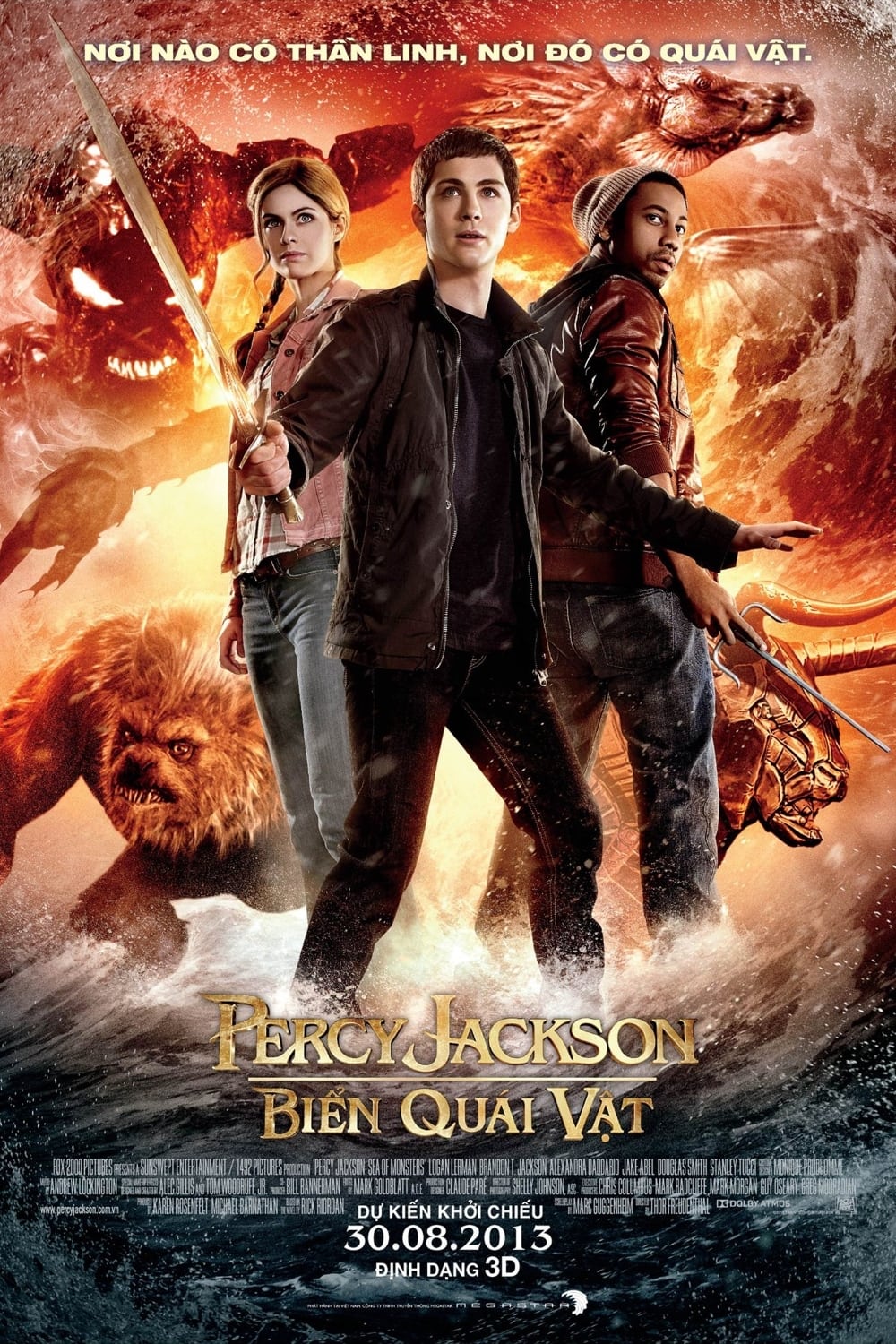 Poster phim Percy Jackson: Biển Quái Vật