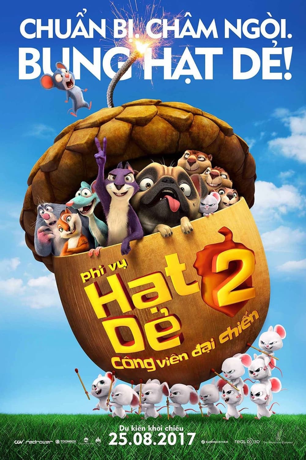 Poster phim Phi Vụ Hạt Dẻ 2: Công Viên Đại Chiến