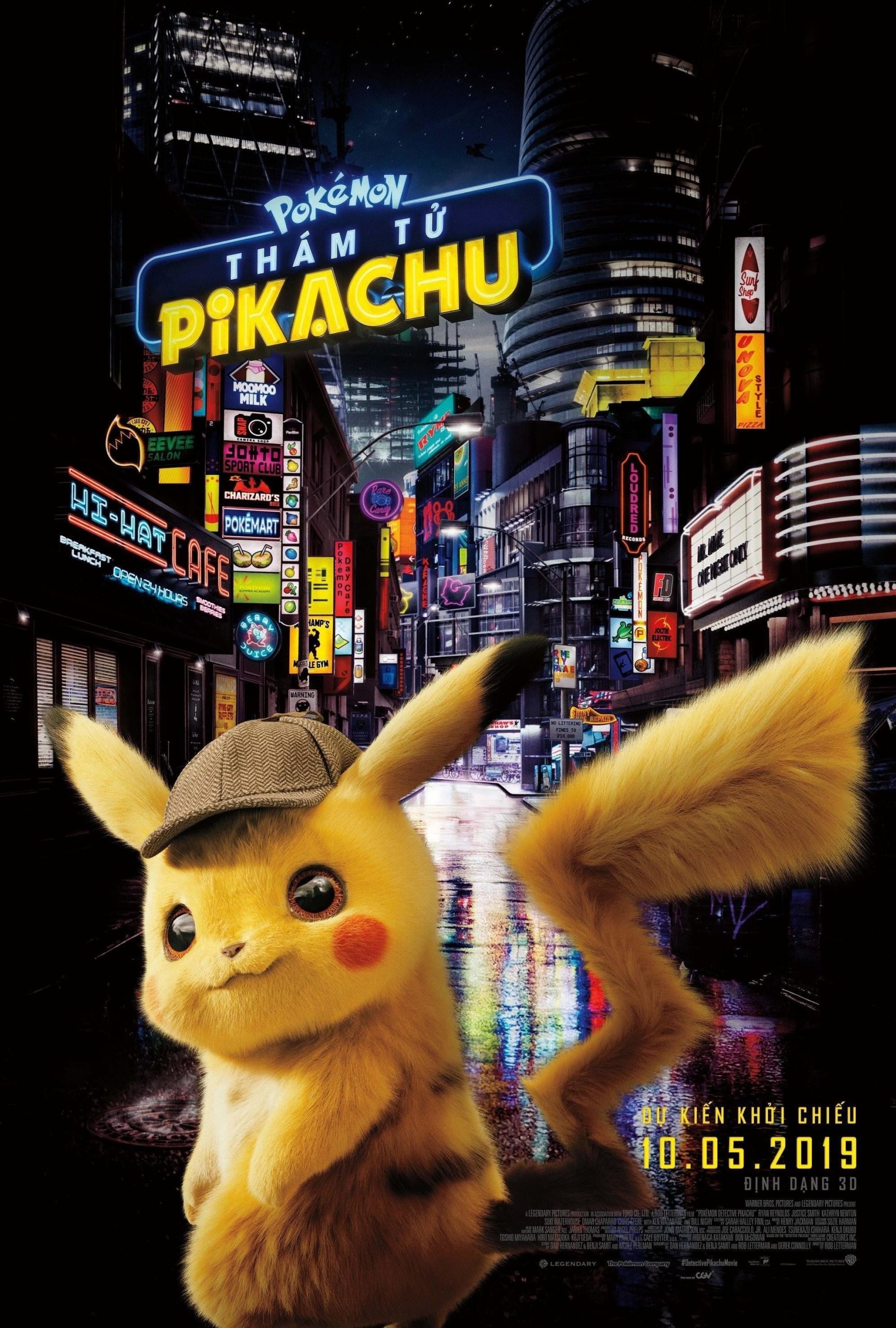 Poster phim Pokémon: Thám tử Pikachu