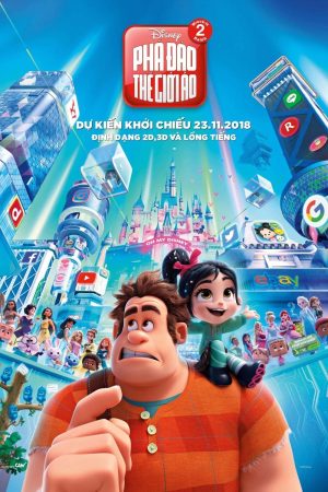 Poster phim Ráp-phờ Đập Phá 2: Phá Đảo Thế Giới Ảo