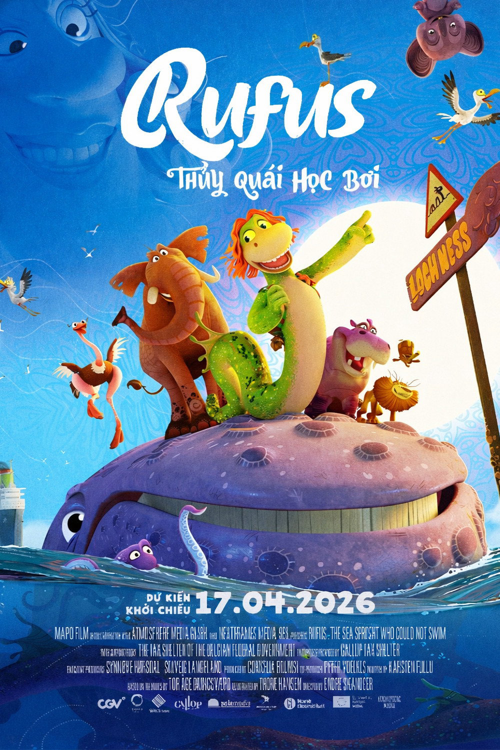 Poster phim Rufus: Thủy Quái Học Bơi