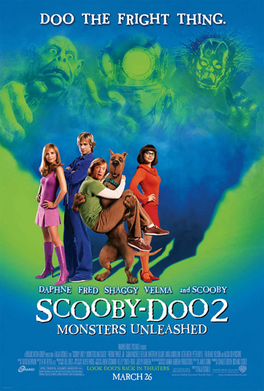 Poster phim Scooby-Doo 2: Quái Vật Hiện Hình