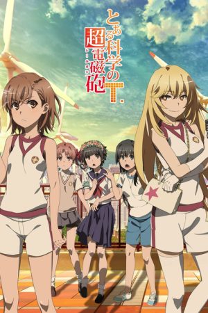 Poster phim Siêu Railgun của khoa học nào đó