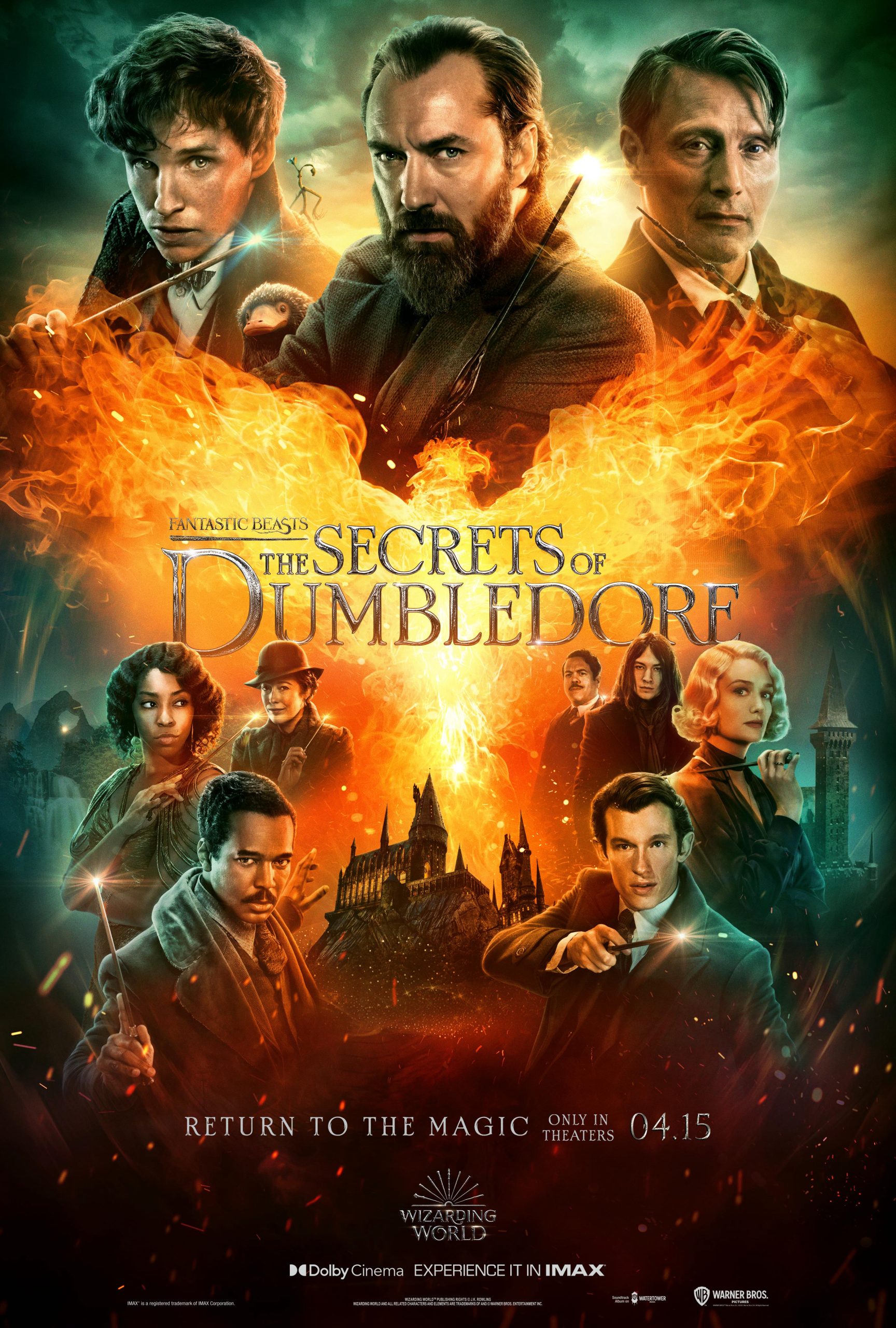 Poster phim Sinh Vật Huyền Bí: Những Bí Mật Của Thầy Dumbledore