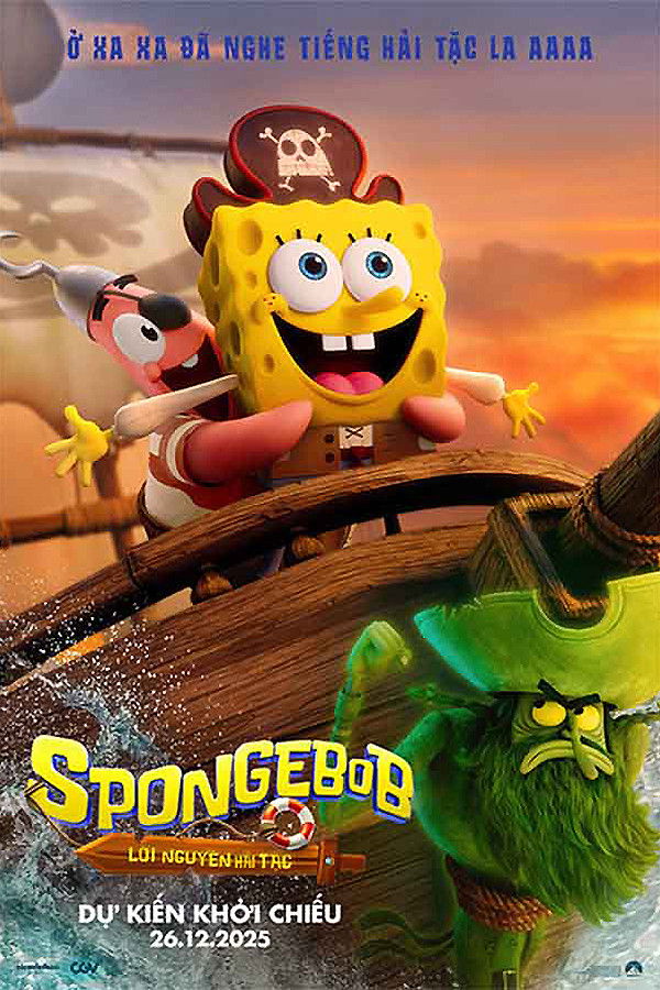 Poster phim SpongeBob: Lời Nguyền Hải Tặc