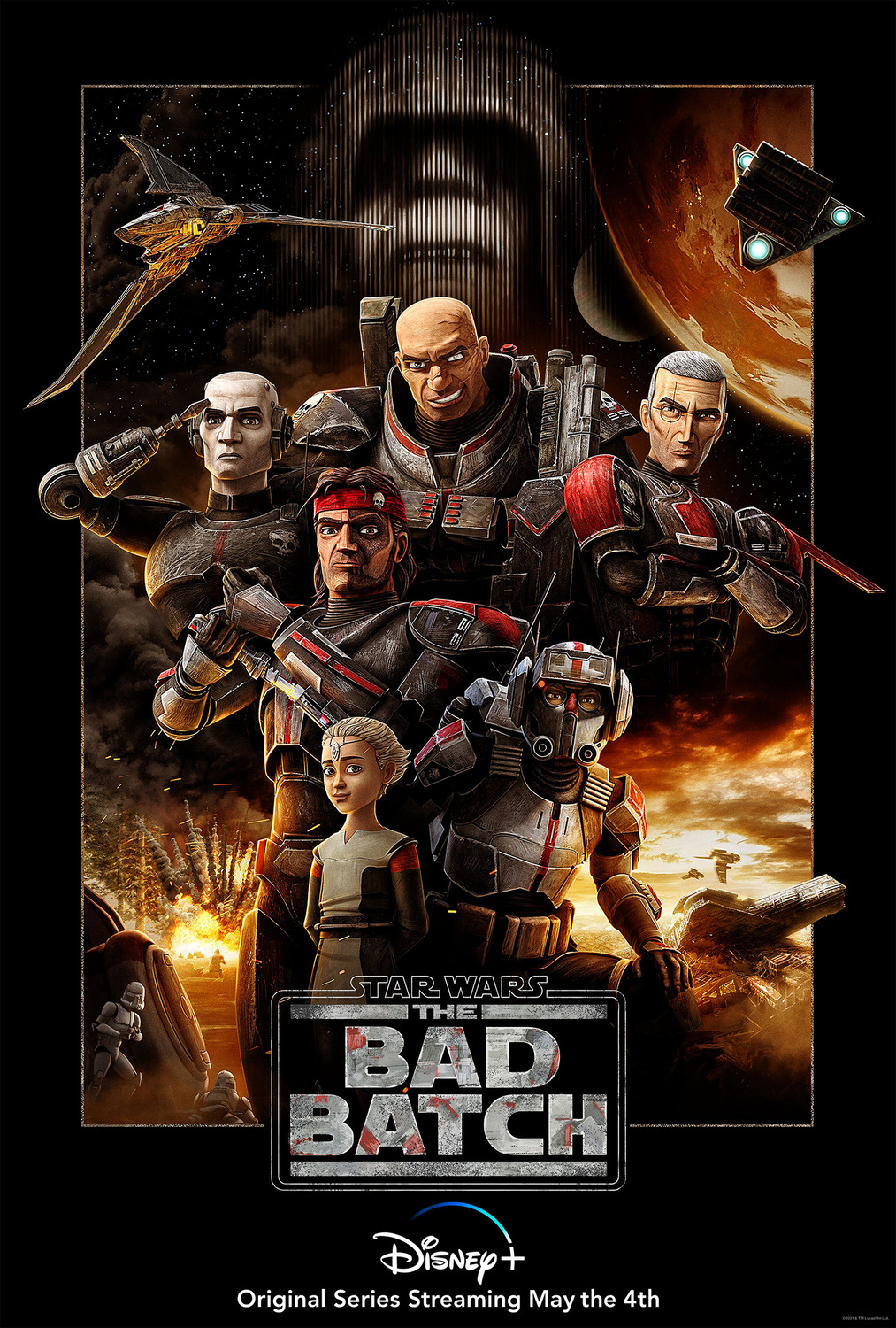 Poster phim Star Wars: Biệt Đội Nhân Bản Đặc Biệt (Phần 1)