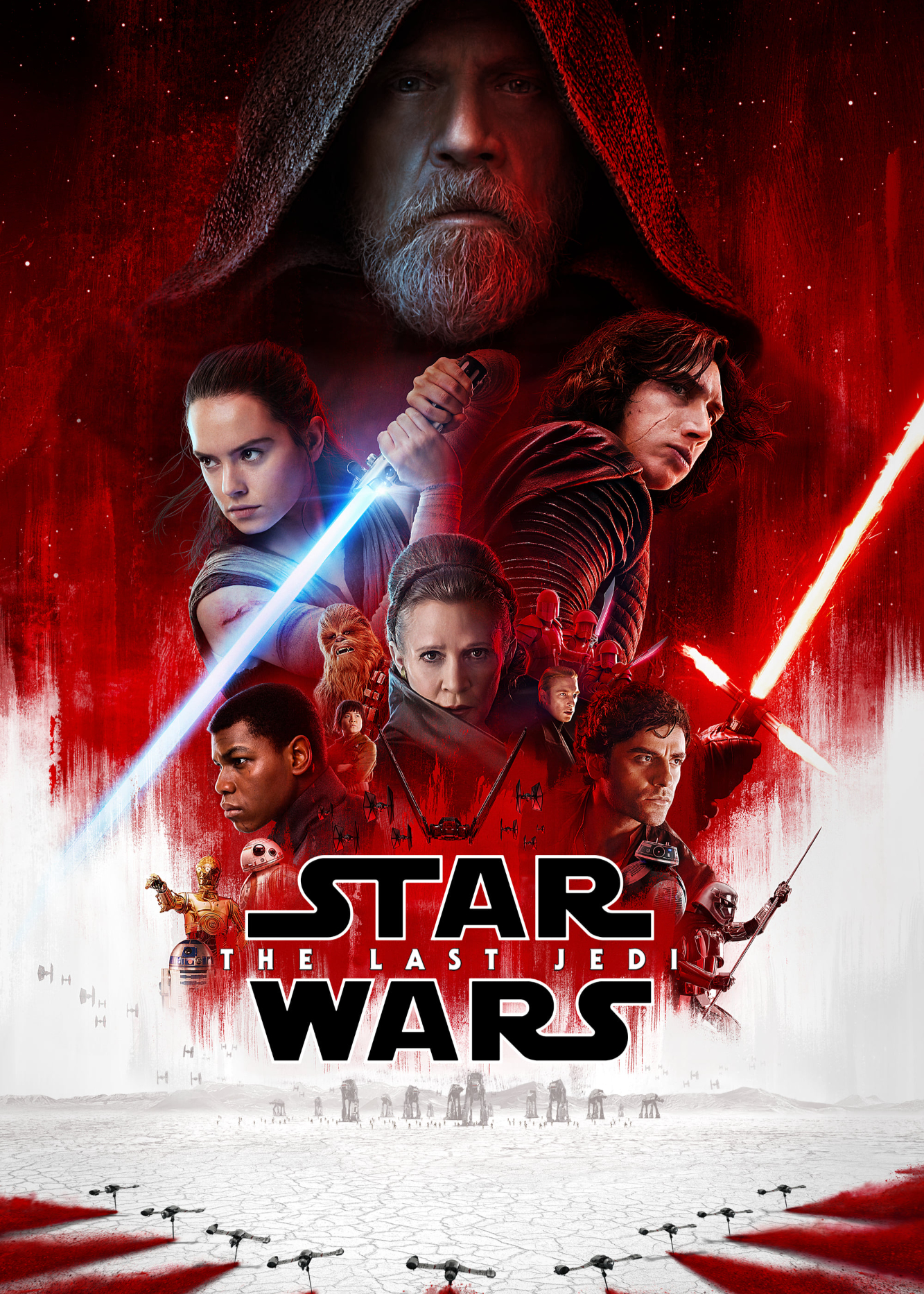 Poster phim Star Wars 8: Jedi Cuối Cùng