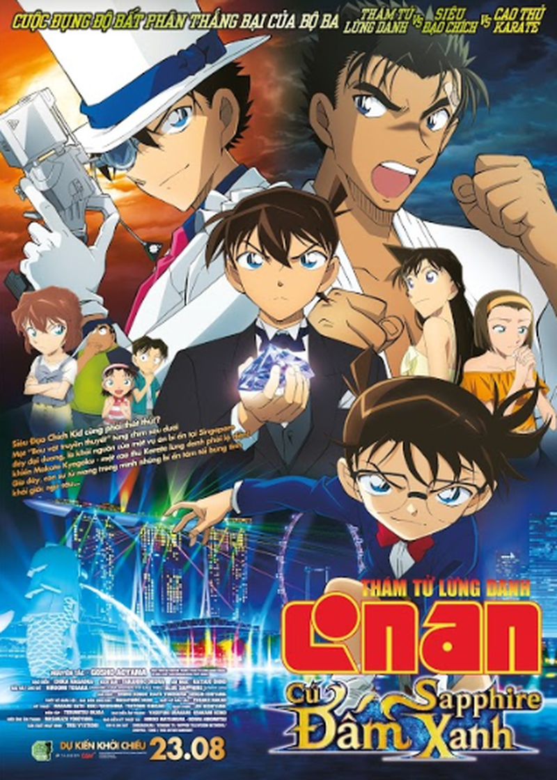 Poster phim Thám Tử Lừng Danh Conan: Kẻ Hành Pháp Zero