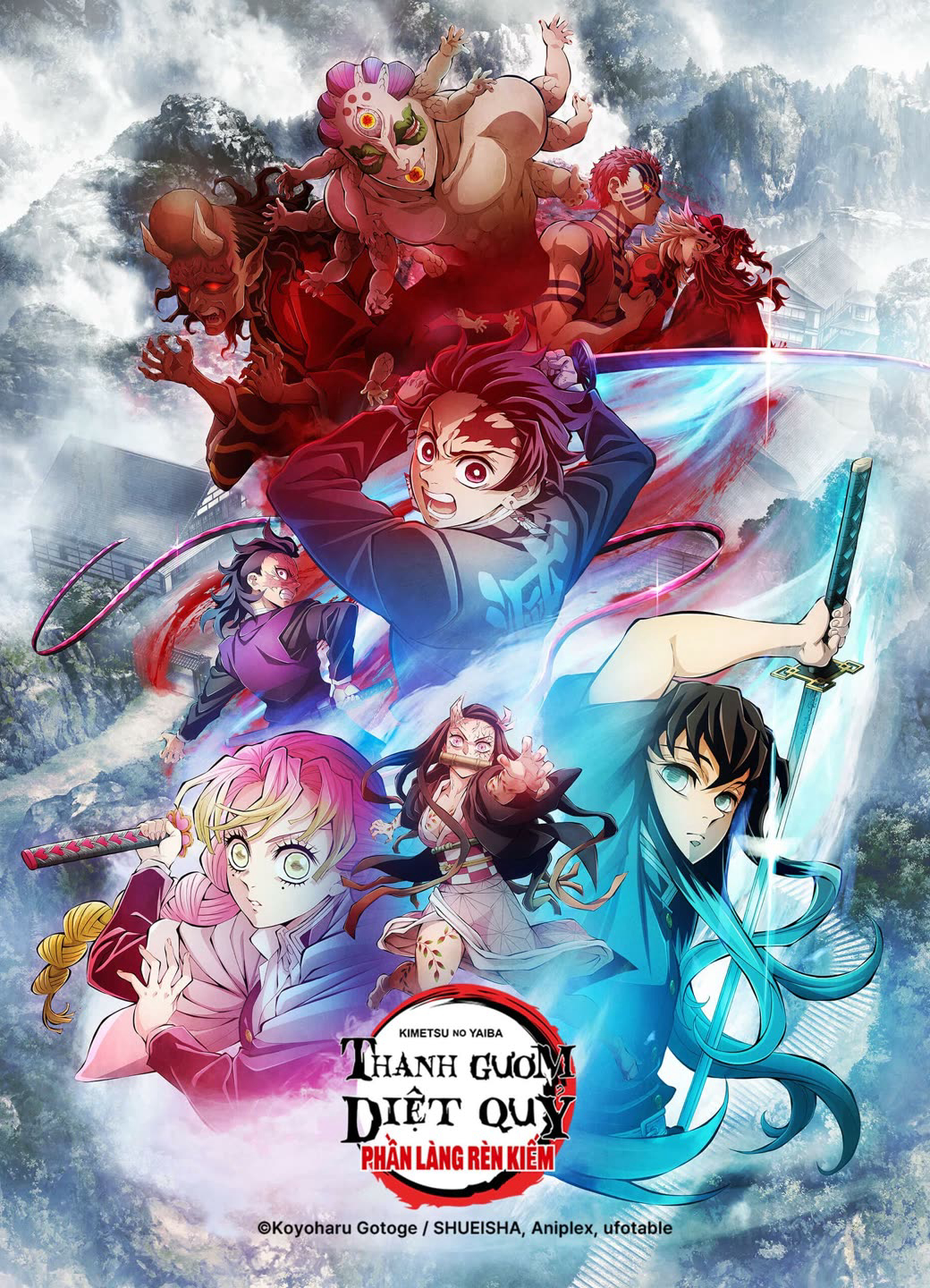 Poster phim Thanh Gươm Diệt Quỷ: Làng Thợ Rèn