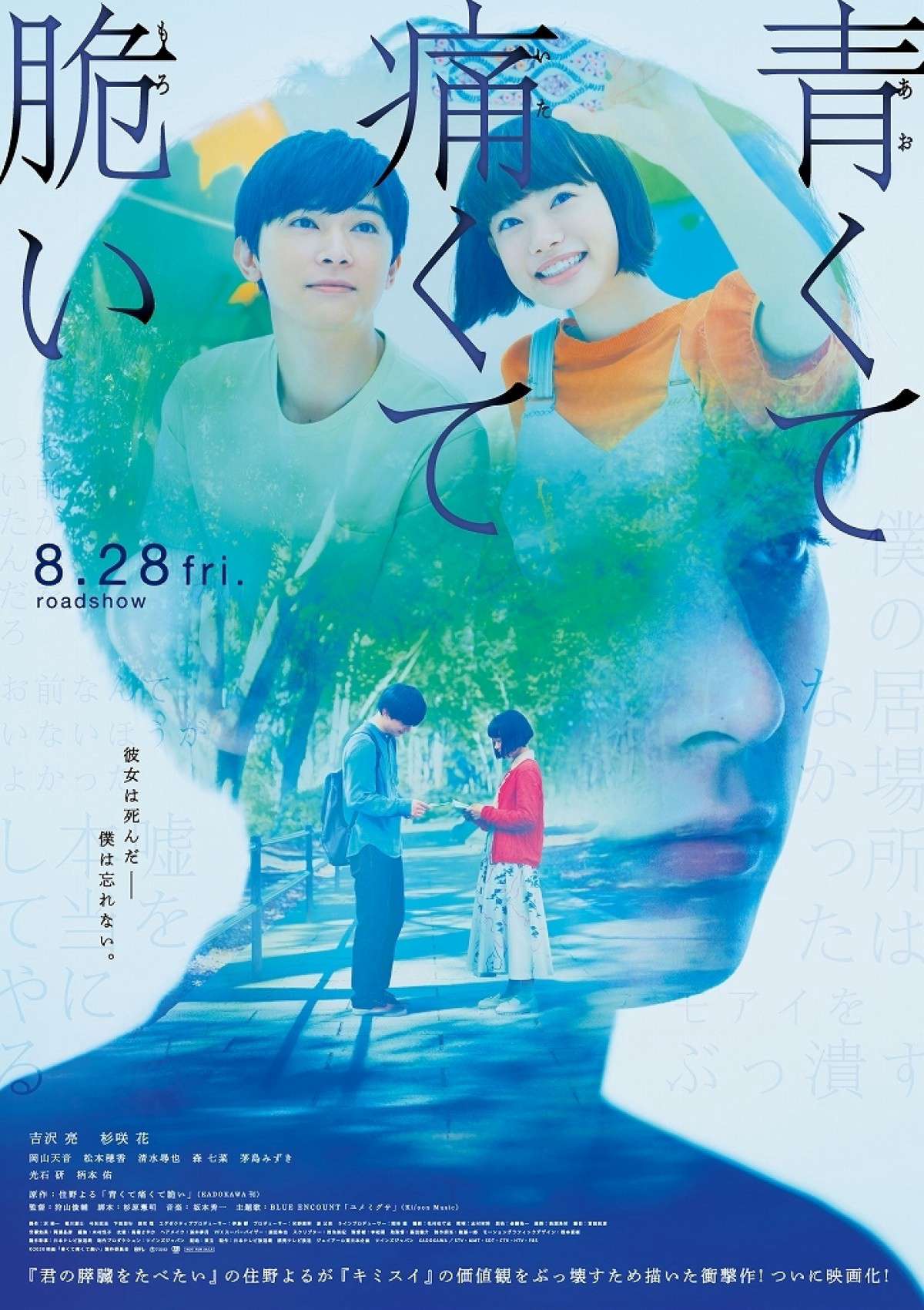 Poster phim Thanh xuân, đau đớn và mong manh