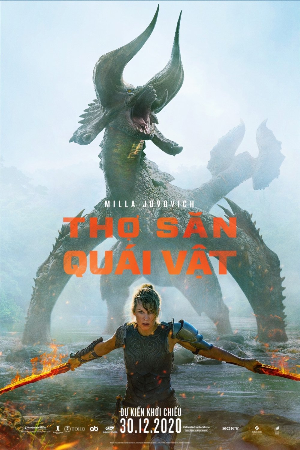 Poster phim Monster Hunter: Thợ săn quái vật