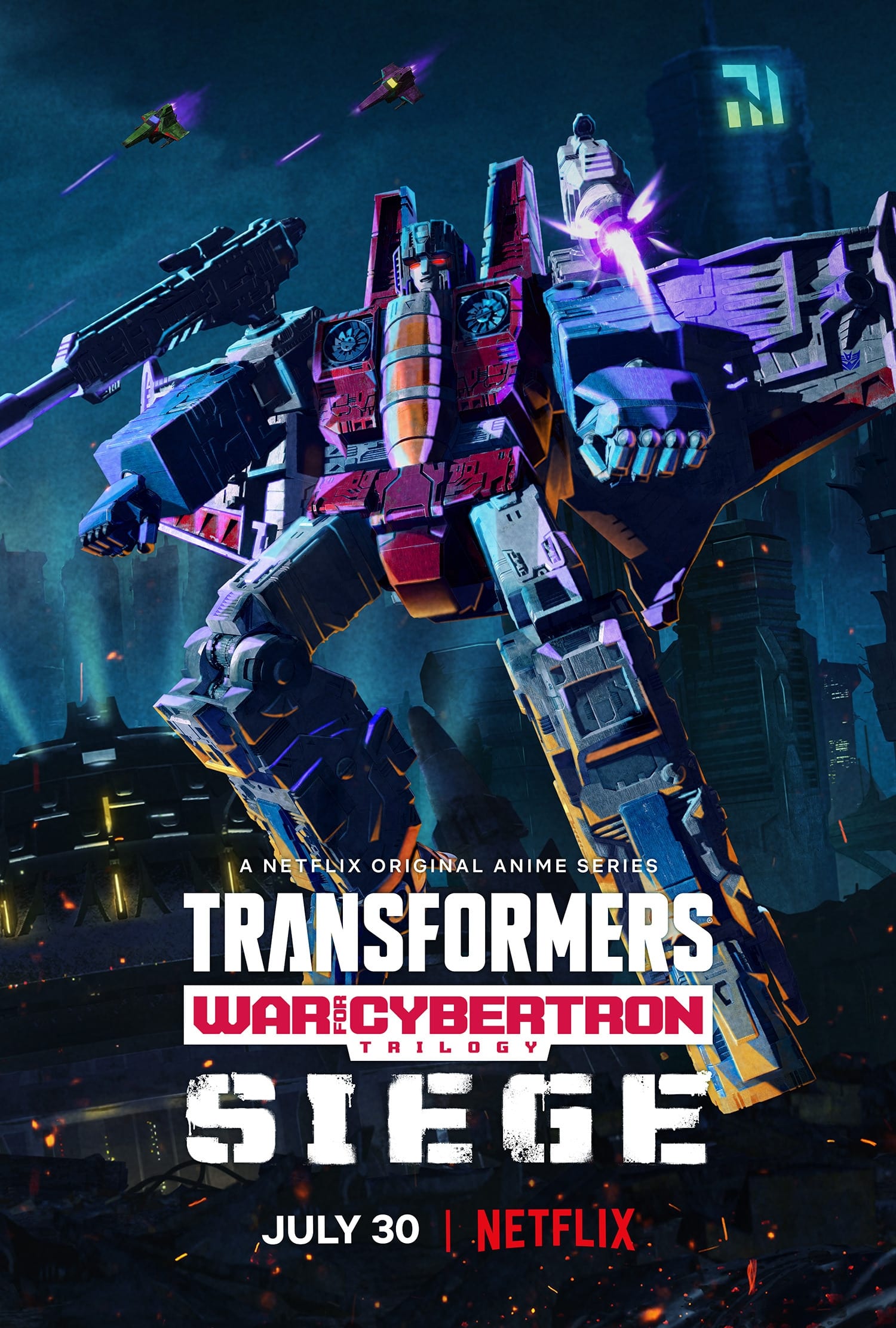 Poster phim Transformers: Chiến tranh Cybertron – Cuộc vây hãm
