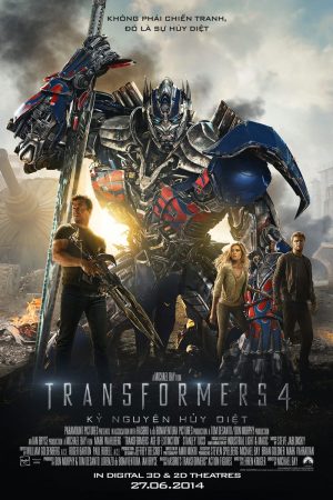Poster phim Transformers: Kỷ Nguyên Hủy Diệt