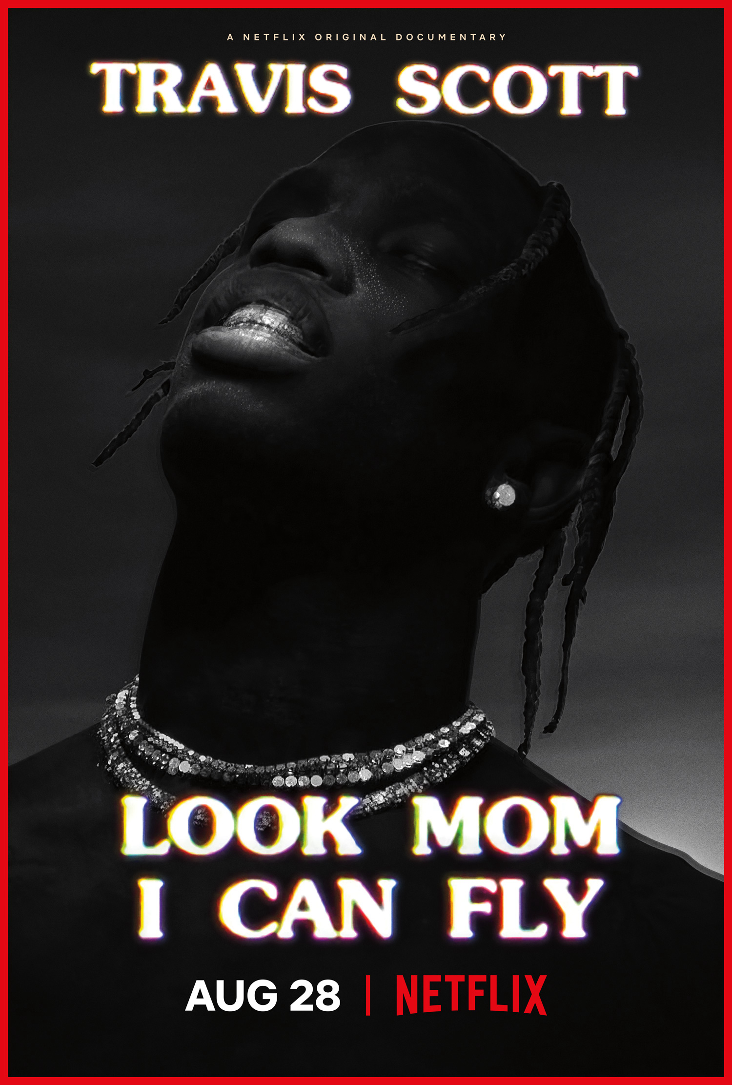 Poster phim Travis Scott: Mẹ nhìn xem, con bay được này