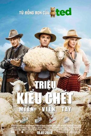 Poster phim Triệu kiểu chết miền viễn Tây