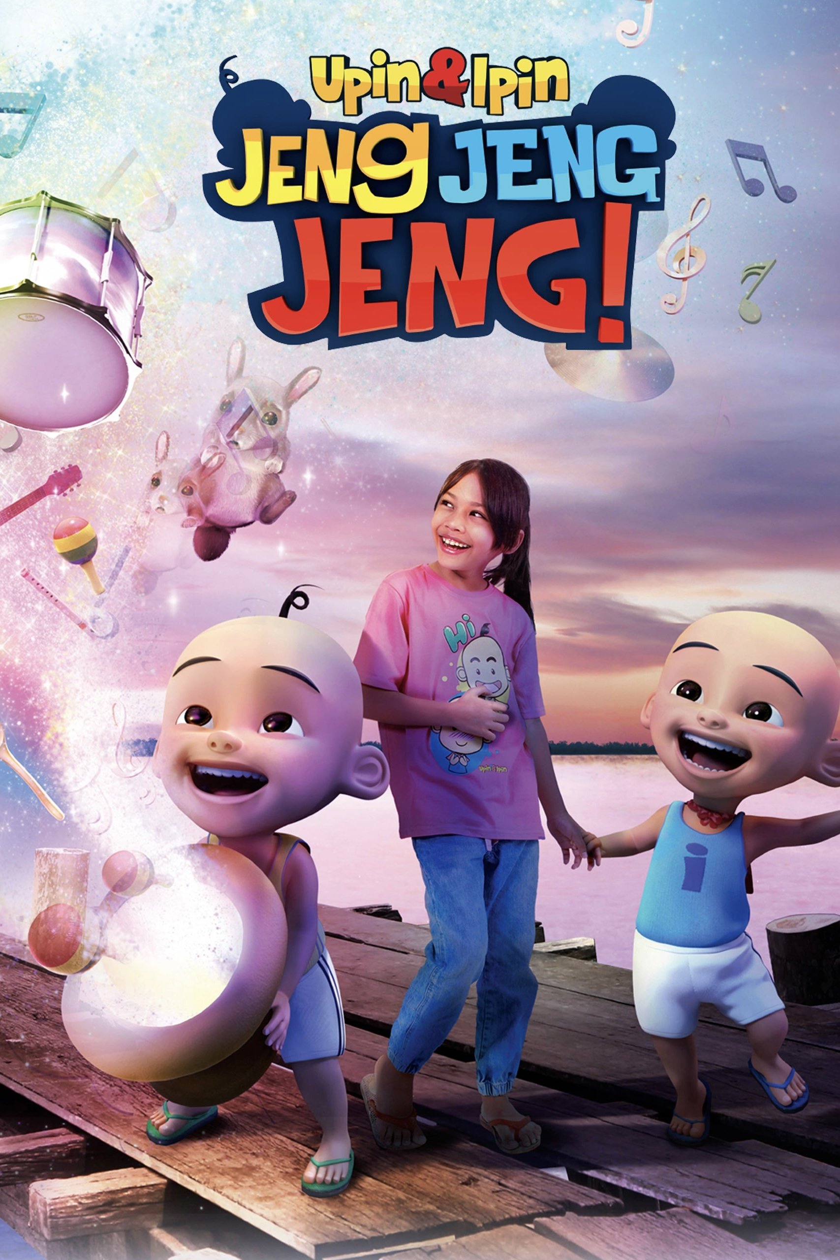Poster phim Upin & Ipin: Jeng Jeng Jeng!