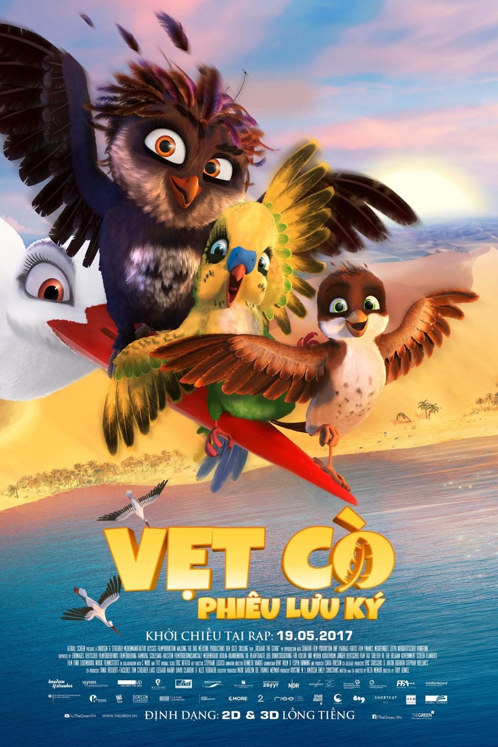 Poster phim Vẹt Cò Phiêu Lưu Ký
