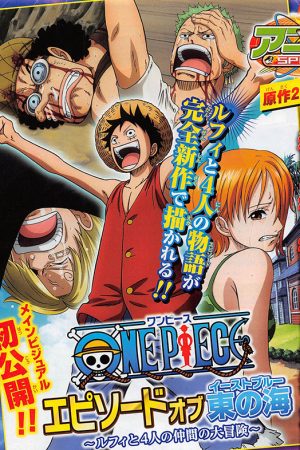 Poster phim Vua Hải Tặc: Chương Biển Đông – Cuộc phiêu lưu của Luffy và bốn người đồng đội