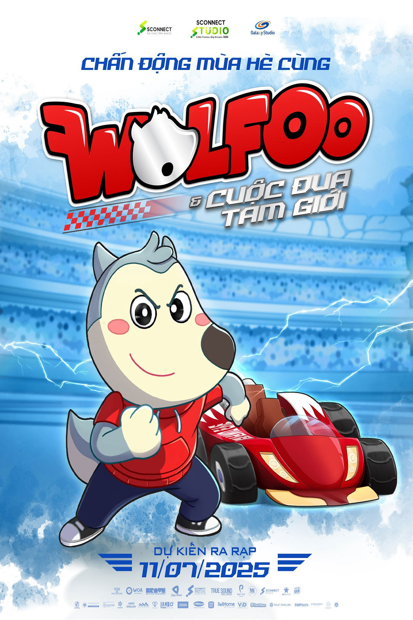 Poster phim Wolfoo & Cuộc Đua Tam Giới