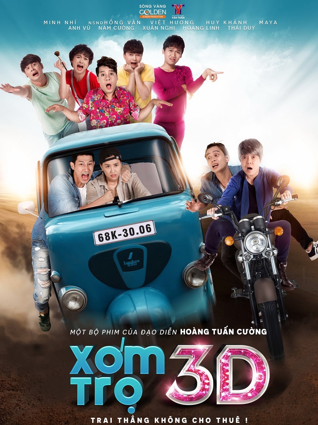 Poster phim Xóm Trọ 3D