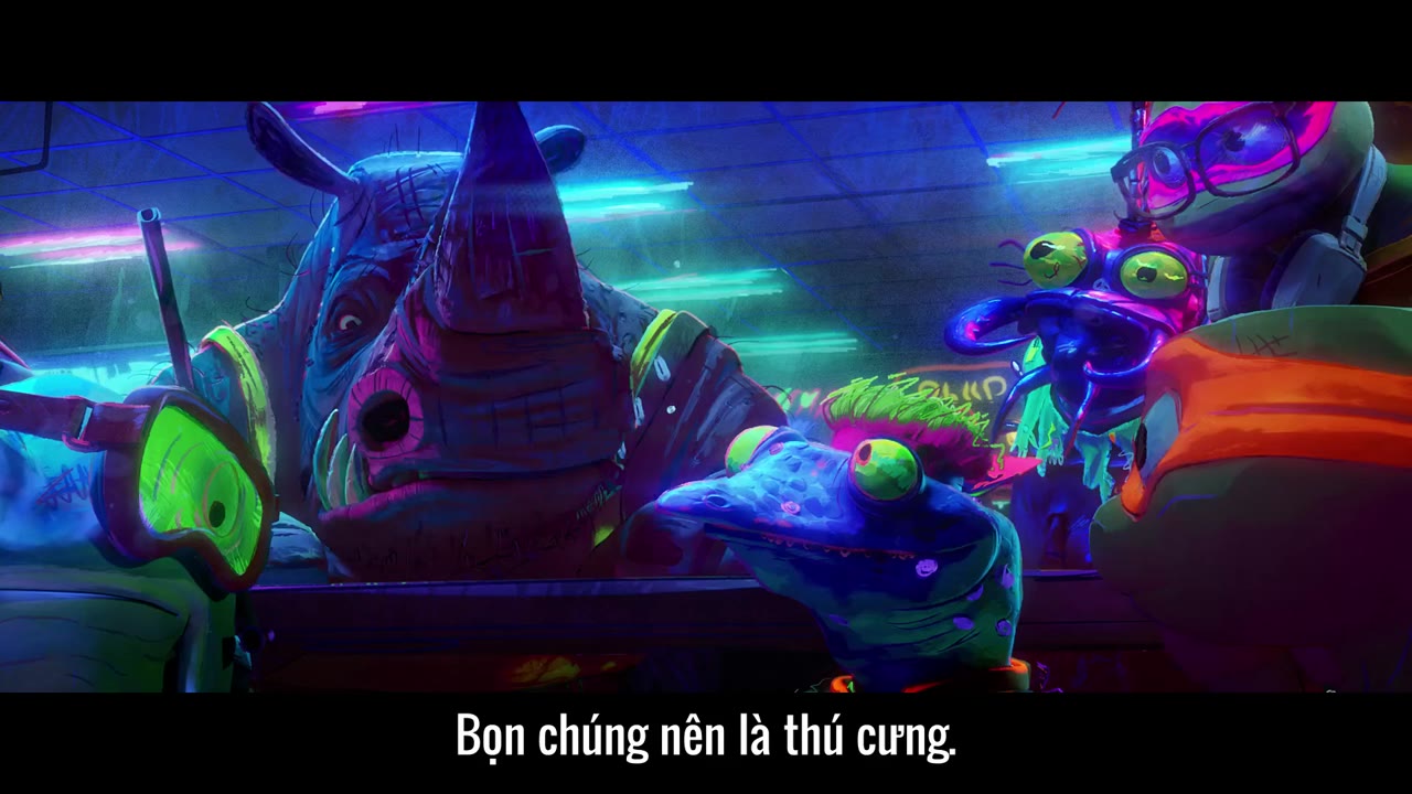 Ninja Rùa: Hỗn Loạn Tuổi Dậy Thì tập 1 cảnh 2