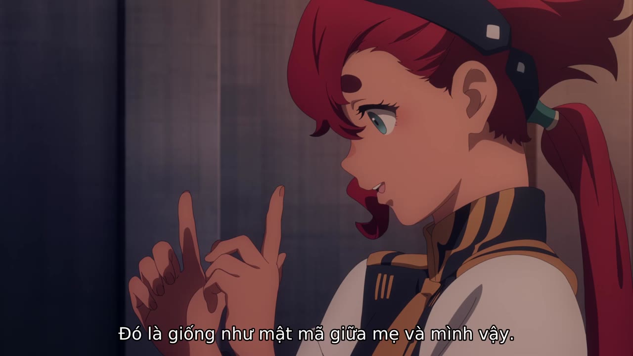 Mobile Suit Gundam: Pháp Sư Đến Từ Sao Thủy (Phần 2) tập 1 cảnh 2