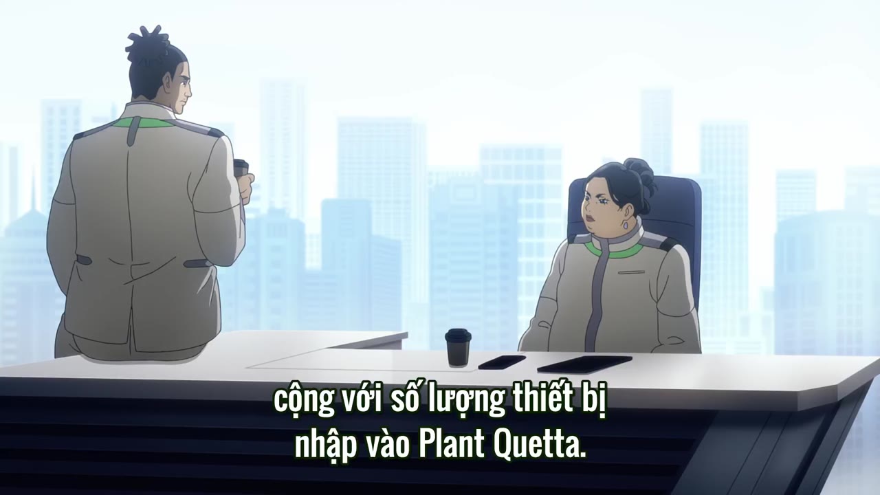 Mobile Suit Gundam: Pháp Sư Đến Từ Sao Thủy (Phần 2) tập 4 cảnh 2