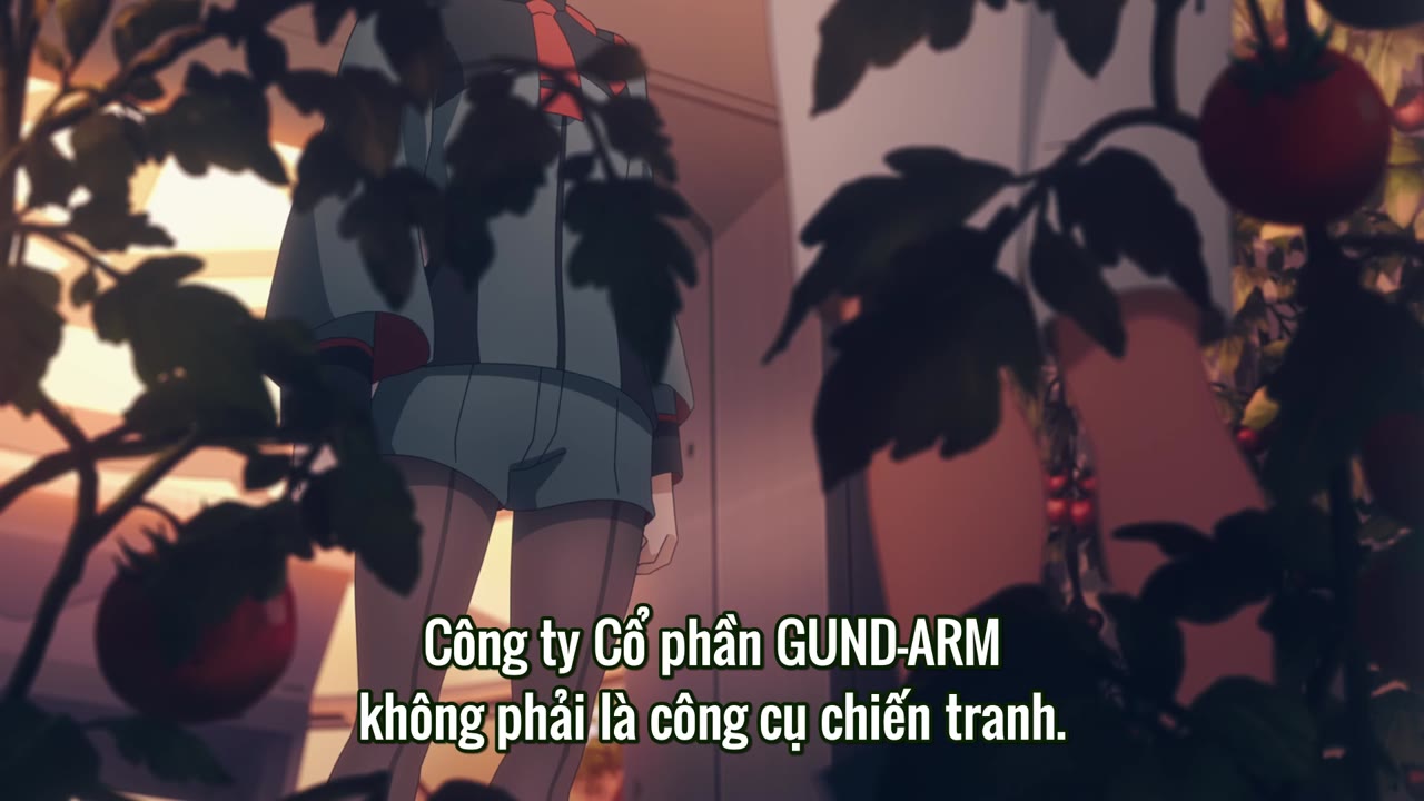 Mobile Suit Gundam: Pháp Sư Đến Từ Sao Thủy (Phần 2) tập 4 cảnh 3