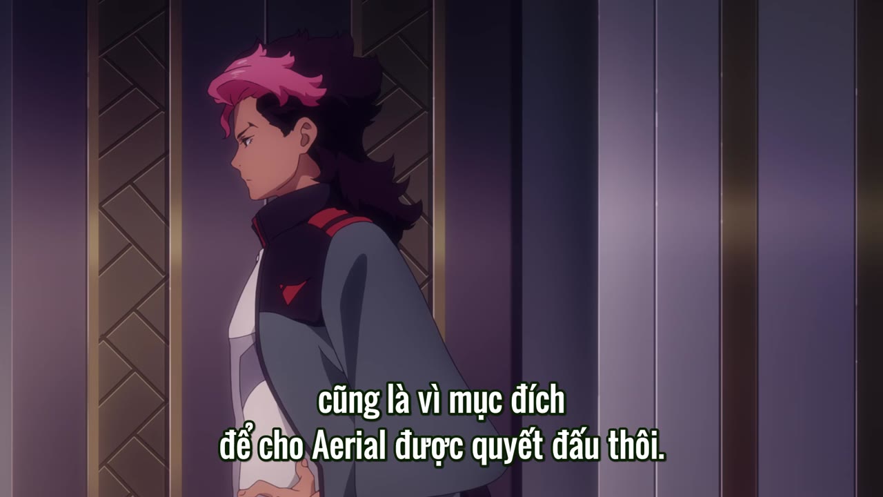 Mobile Suit Gundam: Pháp Sư Đến Từ Sao Thủy (Phần 2) tập 5 cảnh 2