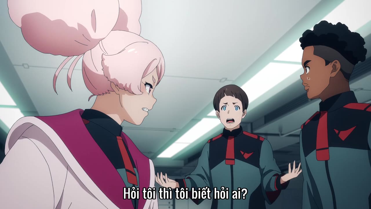 Mobile Suit Gundam: Pháp sư đến từ Sao Thủy Phần 2 tập 12 cảnh 3