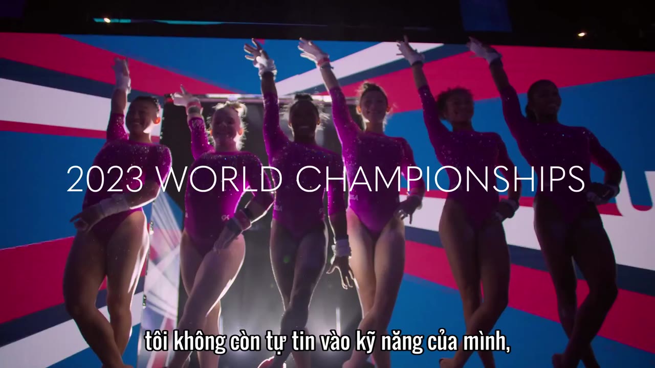Simone Biles tái xuất tập 1 cảnh 3