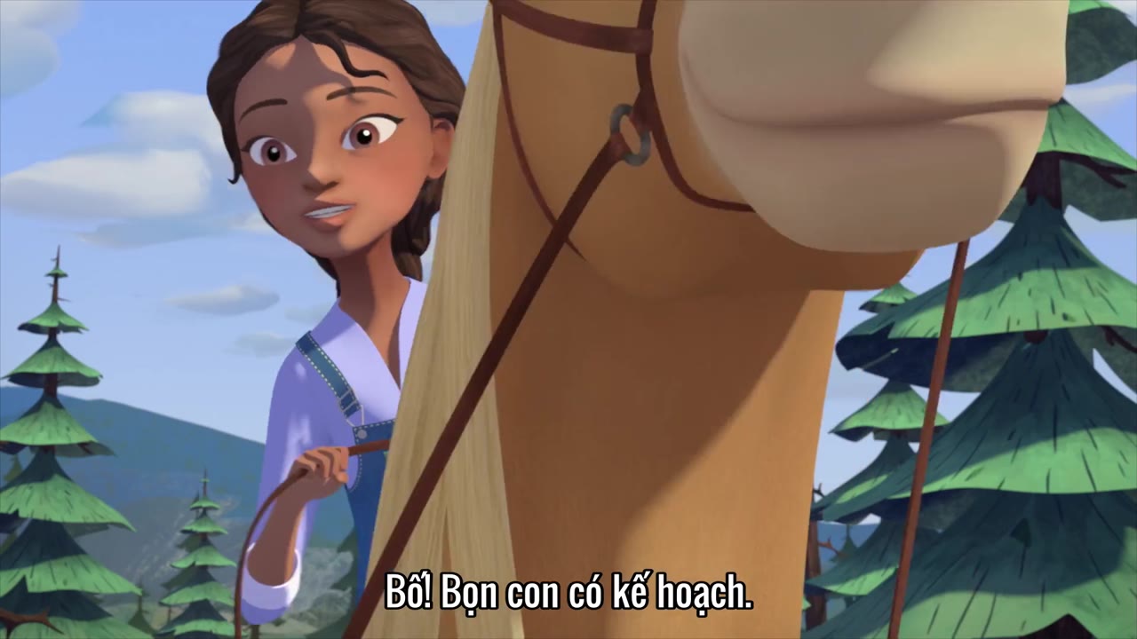 Chú ngựa Spirit: Tự do rong ruổi - Trường học cưỡi ngựa (Phần 1) tập 1 cảnh 2