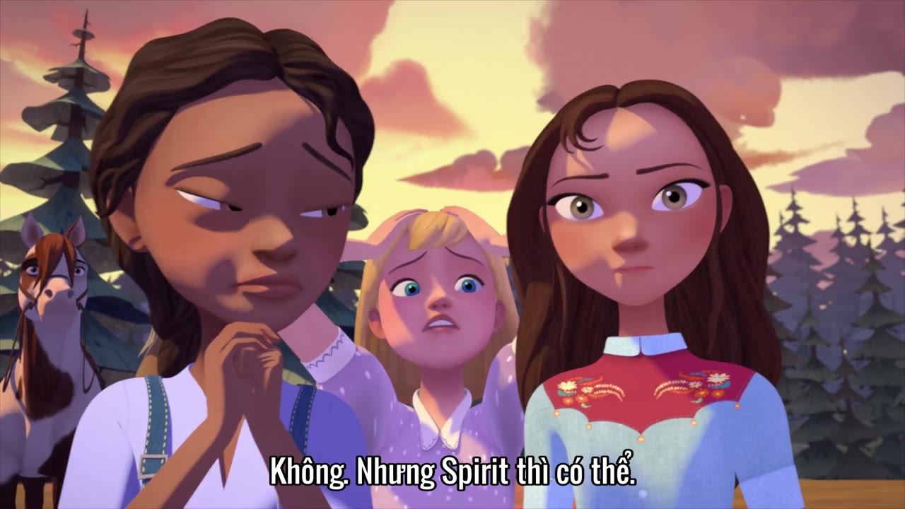 Chú ngựa Spirit: Tự do rong ruổi - Trường học cưỡi ngựa (Phần 1) tập 1 cảnh 3