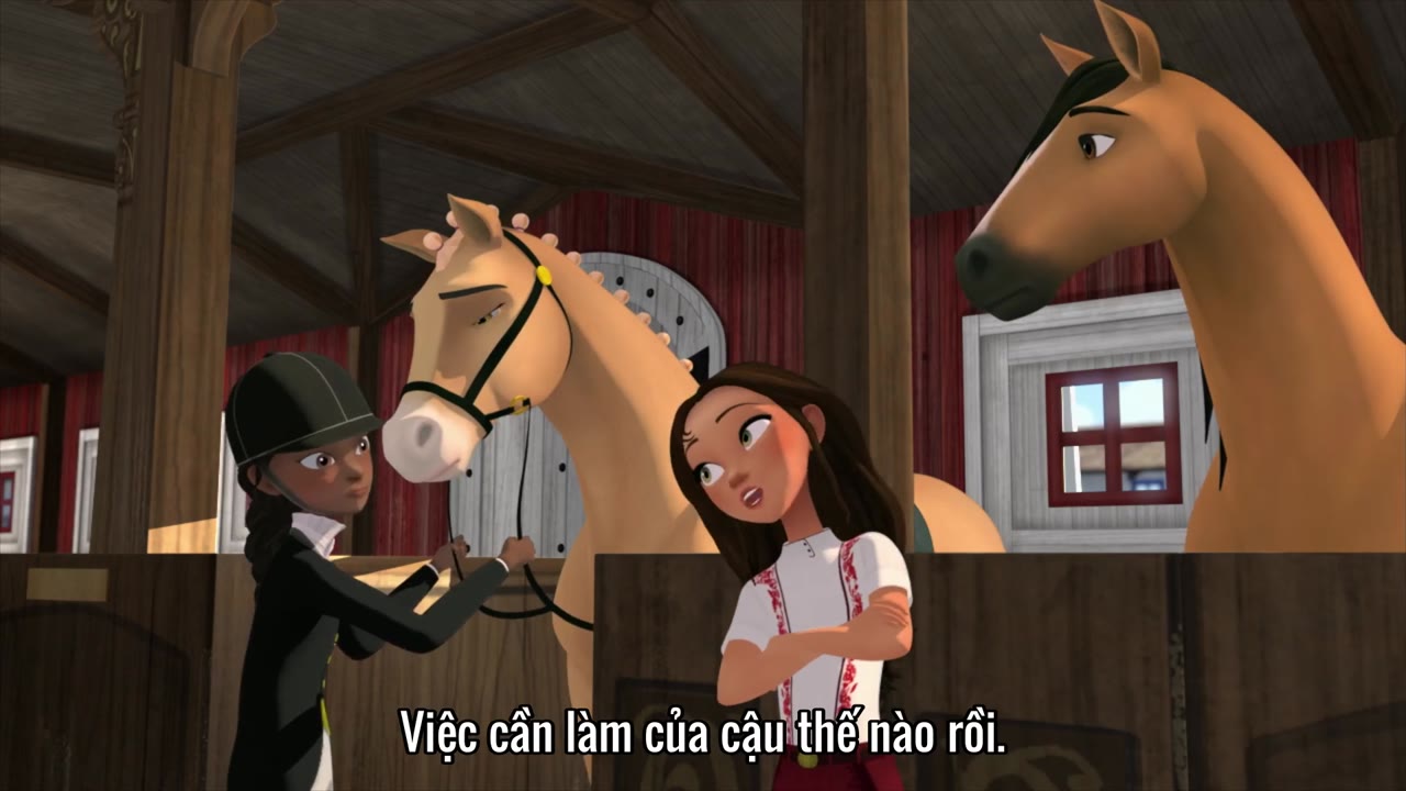 Chú ngựa Spirit: Tự do rong ruổi - Trường học cưỡi ngựa (Phần 1) tập 5 cảnh 2