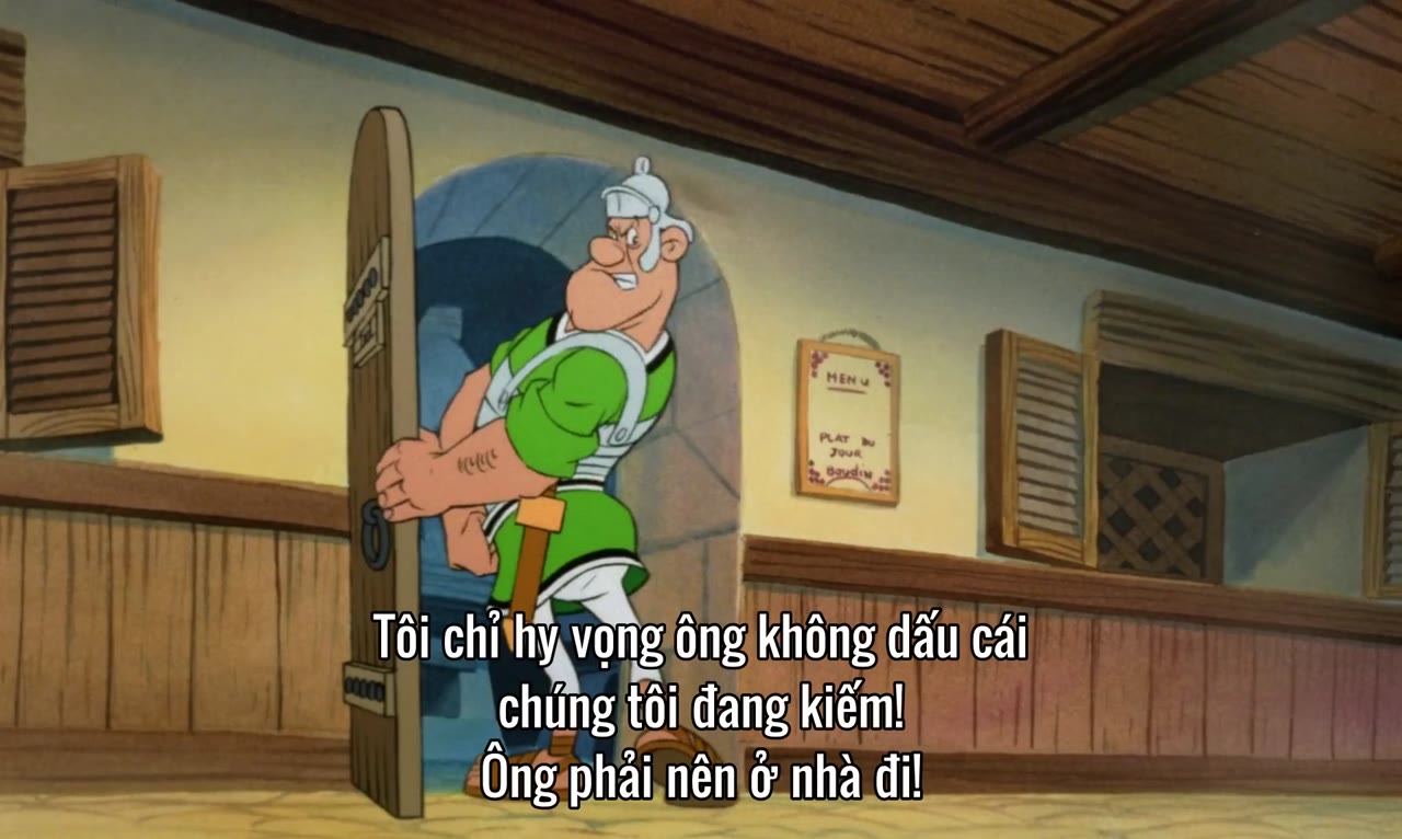 Asterix Phiêu Lưu Ở Britain tập 1 cảnh 2